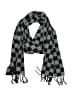 Unbranded Checkered-gingham Gray Scarf One size - photo 1