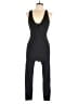 Fabletics Solid Black Jumpsuit Size L - photo 1