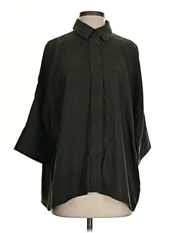 Cos 3/4 Sleeve Button-Down Shirt (view 1)