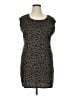 Nine West Animal Print Brown Casual Dress Size XL - photo 1