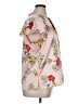 Liz Claiborne 100% Polyester Floral Pink Short Sleeve Blouse Size XL - photo 4