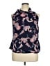 Laundry by Shelli Segal 100% Polyester Blue Sleeveless Blouse Size XL - photo 1