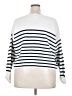 French Connection 100% Cotton Stripes White Pullover Sweater Size XS - photo 2