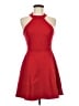 Lulus Solid Red Cocktail Dress Size M - photo 1