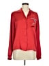STAUD 100% Silk Red Long Sleeve Silk Top Size M - photo 1