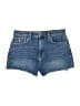 L'Agence Blue Denim Shorts Size 27 waist - photo 1
