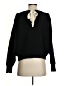 Zara 100% Wool Solid Black Wool Pullover Sweater Size S - photo 2
