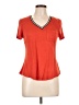 No Boundaries 100% Polyester Orange Short Sleeve Top Size L - photo 1