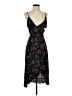 Leith 100% Rayon Floral Black Cocktail Dress Size XS - photo 1
