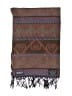 Strawbridge & Clothier 100% Polyacrylic Brown Scarf One size - photo 2