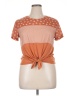 Self Esteem 100% Polyester Orange Short Sleeve T-Shirt Size XL - photo 1