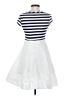 Venus Stripes White Casual Dress Size S - photo 2