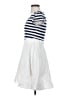 Venus Stripes White Casual Dress Size S - photo 5
