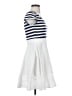Venus Stripes White Casual Dress Size S - photo 4
