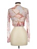 Shein Pink Long Sleeve Blouse Size 6 - photo 2