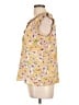 Tommy Hilfiger 100% Polyester Yellow Sleeveless Blouse Size L - photo 5