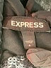Express 100% Polyester Metallic Silver Cocktail Dress Size 4 - photo 7
