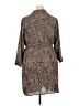 1.State 100% Polyester Animal Print Brown Casual Dress Size 2X - photo 2