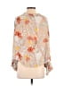 Fab'rik 100% Rayon Tan Long Sleeve Blouse Size S - photo 2
