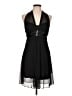 Speechless Solid Black Cocktail Dress Size M - photo 1