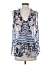 CAbi 100% Polyester Blue Sleeveless Blouse Size S - photo 1