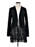 Vocal 100% Polyester Black Cardigan Size 0R - photo 1