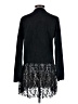 Vocal 100% Polyester Black Cardigan Size 0R - photo 2