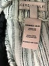 Sincerely Jules Stripes Silver Linen Pants Size XL - photo 8
