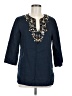 MICHAEL Michael Kors Blue 3/4 Sleeve Blouse Size M - photo 1