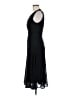 Connected Apparel 100% Polyester Solid Black Cocktail Dress Size 8 - photo 5