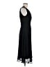 Connected Apparel 100% Polyester Solid Black Cocktail Dress Size 8 - photo 4