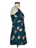 Privacy Please 100% Viscose Tropical Blue Cocktail Dress Size XS - photo 4