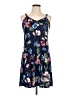 Assorted Brands Floral Blue Casual Dress Size L - photo 1