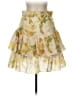 Beulah Style Tie-dye Ivory Yellow Casual Skirt Size S - photo 1