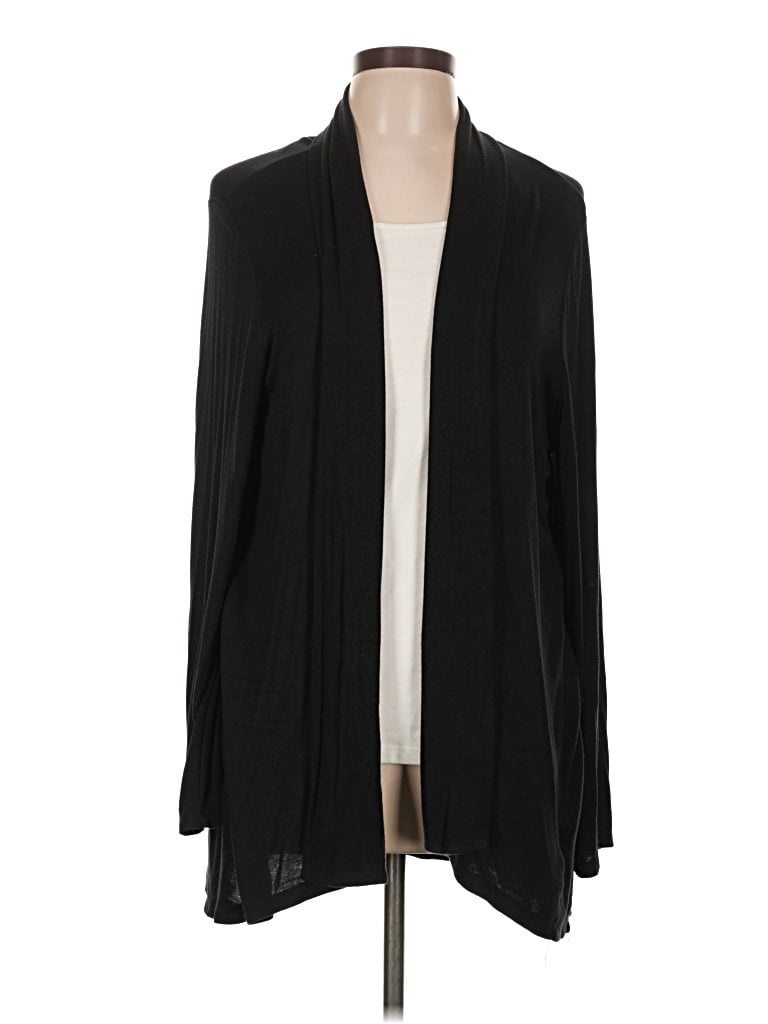 Pre-owned Style & Co Cardigan Sweater In Black