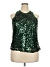 No Boundaries 100% Polyester Green Sleeveless Blouse Size XXL - photo 1