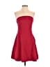 Merokeety Solid Red Cocktail Dress Size S - photo 1