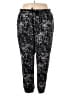 Yitty Print Black Casual Pants Size 4X - photo 1