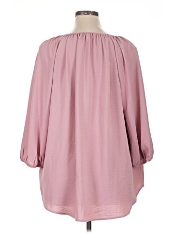 Como Blu 3/4 Sleeve Blouse (view 2)