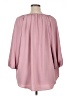 Como Blu 100% Polyester Pink 3/4 Sleeve Blouse Size 0X - photo 2