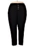 ELOQUII Solid Black Casual Pants Size 20 Plus - photo 1