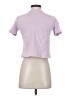 Bershka Purple Short Sleeve Turtleneck Size S - photo 2