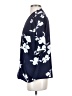 IMAN Blue Short Sleeve Blouse Size S - photo 5