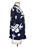 IMAN Blue Short Sleeve Blouse Size S - photo 4