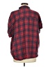Grayson Plaid Red Short Sleeve Blouse Size Med (3) - photo 2