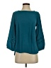 Ann Taylor LOFT 100% Polyester Teal 3/4 Sleeve Blouse Size XS - photo 1
