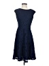 Wisp 100% Polyester Blue Cocktail Dress Size 4 - photo 1