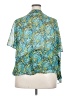 Maggie Barnes 100% Polyester Teal Kimono Size 32 - photo 2