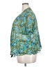 Maggie Barnes 100% Polyester Teal Kimono Size 32 - photo 5