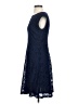 Wisp 100% Polyester Blue Cocktail Dress Size 4 - photo 5